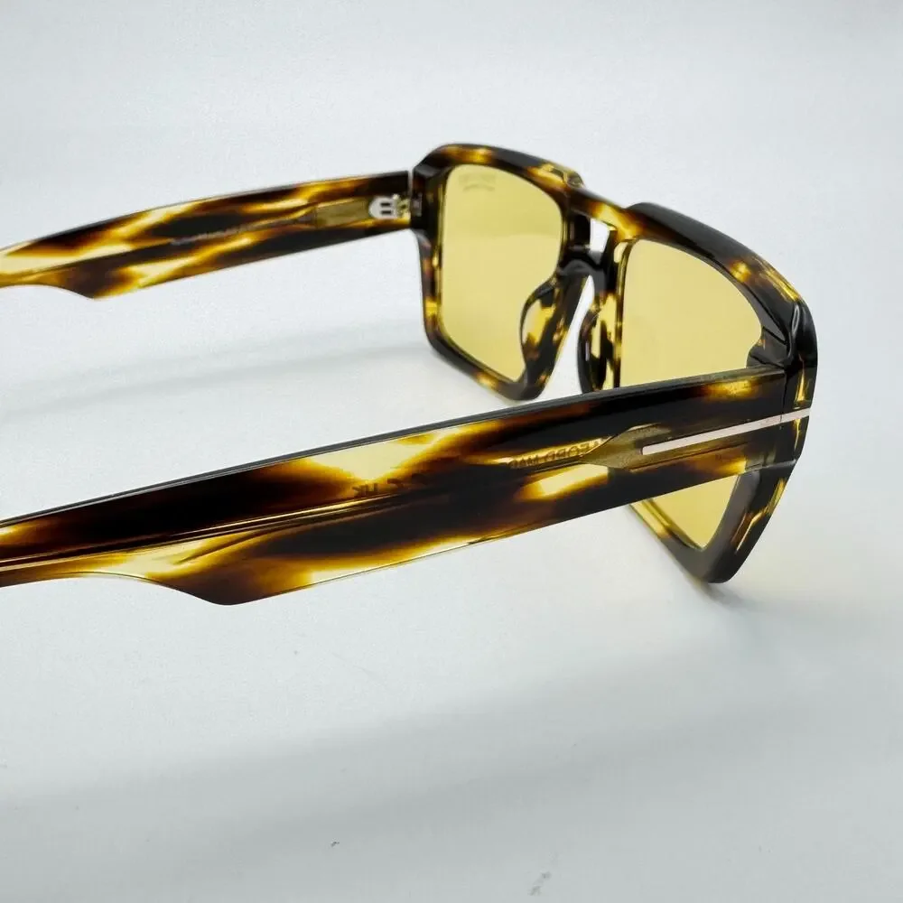 Tom Ford Sunglasses Redford TF1153 52E Havana Frame Brown Photochromic Lens 56mm